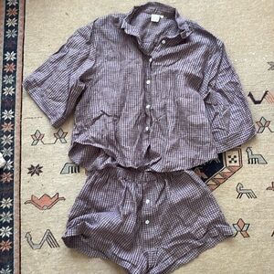 Deiji pajama set (linen)